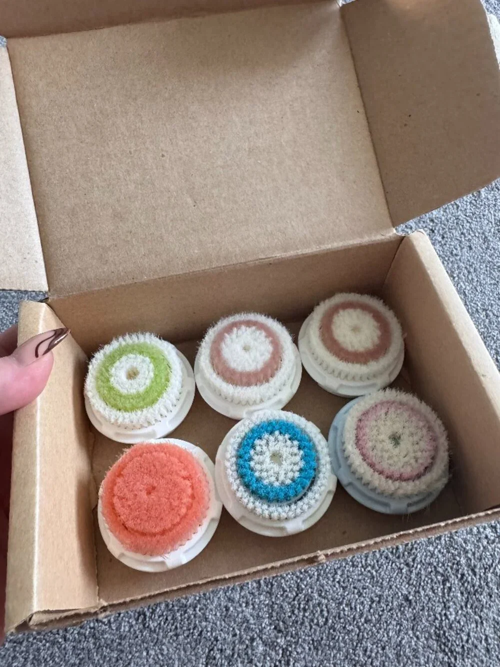 Clarisonic Genuine Replacement Brush Heads 6 Pack Assorted NEW Discontinued